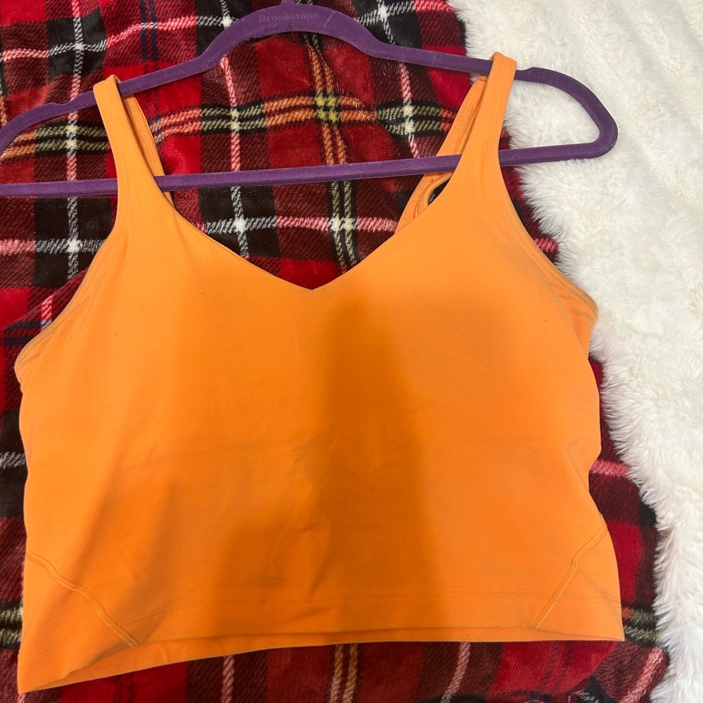 Lululemon Align Tank in autumn orange